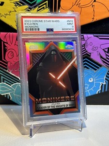PSA 9 - 2023 Topps Chrome Kylo Ren "Leader Of The Knights" Monikers Refractor