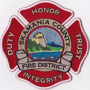 Skamania County Fire Department Washington Fire Patch - Bild 1 von 1