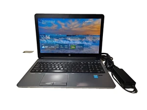 15.6" HP PROBOOK 650 G1/i7-4610M@3.0GHZ/16GB RAM/256GB SSD/FHD/DVD/EXCELLENT BAT - Picture 1 of 18