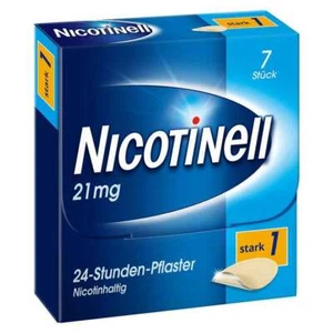 NICOTINELL 21 mg / 24-Stunden-Nikotinpflaster, Pflasterstärke Stark (1) · 7 St · - Bild 1 von 1