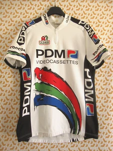 Maillot cycliste PDM Ultima Concorde 1992 vintage jersey Cycling - XL - Picture 1 of 5