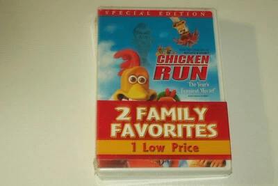 Antz/Chicken Run (DVD, 2003 Dream Works, 2-Disc Set, Two Pack) Brand New - Image 1 of 2