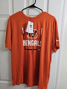 Nike Dri-Fit Cincinnati Bengals T-Shirt Gr. XL Orange Nagelneu Mit Etikett 🔥  - Bild 1 von 3
