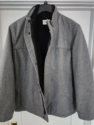 Dockers Men's Soft Shell Jacket w/ Zip-Out Fleece Lining Grey w/ Black Lining - Image 1 of 3