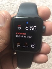 Apple Watch Series 2 42mm Aluminum Case Black Sport Band - (MP062LL/A)