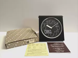 Unusual SEIKO Japan Vintage 1970s Quartz Wall / Desk Clock Black/White MCM NOS! - Picture 1 of 14