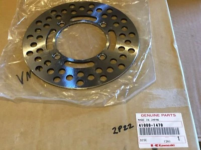 2000-2018 KX65 KX65A New Genuine Kawasaki Front / Rear Brake Disc 41080-1470 - Image 1 of 4