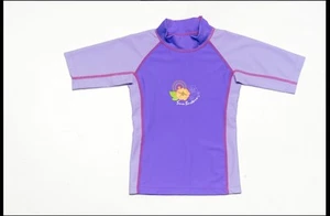 NWT SunBusters Infant Girls 2-3 Year Rash Guard Swimsuit Short Sleeve 2/3 UPF50 - Picture 1 of 1