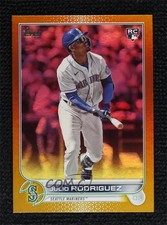 2022 Topps Update Gold Foil Julio Rodriguez #US44 Rookie RC