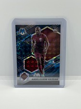 2021-22 Mosaic FIFA Road to The World Cup Abdelkarim Hassan Genesis Card SSP