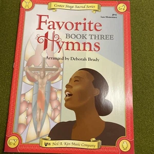 JP41 FAVORITE HYMNS BOOK 3 By Deborah Brady Brand New Teacher student - Picture 1 of 5