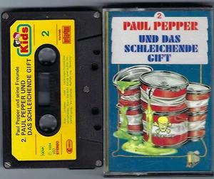 MC KASSETTE - Paul Pepper und das schleichende Gift Folge 2 Bellaphon Kassette - Foto 1 di 1
