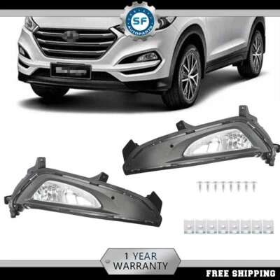 Juego de faros antiniebla izquierda y derecha para Hyundai Tucson 2016-2018 Foto 1 de 4