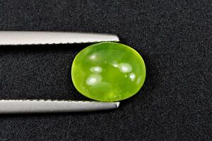 2.145 Cts Opal Lusturous Green 100% Natural Brazilian Unheated Cabochon Gemstone