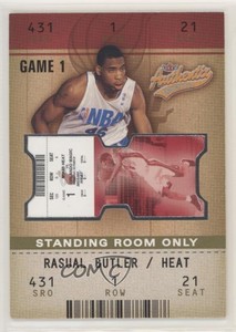 2002-03 Fleer Authentix Standing Room Only /25 Rasual Butler #120 Rookie RC