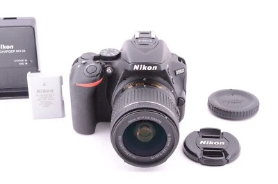 [N-MINT, SC:1215] Nikon D5600 DSLR Digital SLR Camera 18-55mm VR Zoom Lens Kit - Image 1 of 4