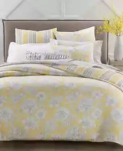 CHARTER CLUB DAMASK DESIGNS Outline Botanical Reversible Comforter, Full/Queen - Picture 1 of 9