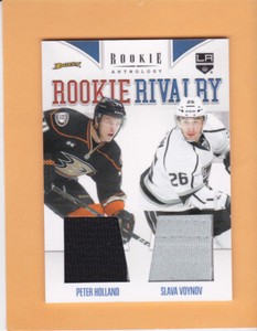 HOLLAND / VOYNOV 2011-12 ROOKIE ANTHOLOGY ROOKIE RIVALRY #13 DUCKS / KINGS NM-MT