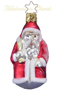 Inge Glas OWC 4034 Weinachtsman German Christmas Ornament NEW w/FREE Gift Box - Picture 1 of 2