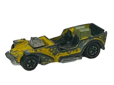 Hot Wheels Red Line diecast vtg car Redline Ice T 1969 Yellow Mattel Original - Image 1 of 4