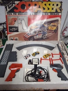Pista POLISTIL TCR SORPASSER HS-2 +JAM car,FUNZIONANTE completa 1980 - Picture 1 of 4