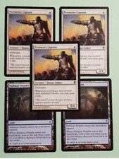 #339 | PERIMETER CAPTAIN (×3) + HALIMAR DEPHTS (×2)(PACK 5) WORLDWAKE | MTG