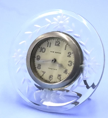 Antique New Haven Clock Co. Desk Clock Cover