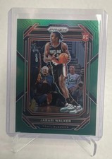 2022-23 Panini Prizm Jabari Walker Green Prizm Parallel Rookie SP RC Blazers