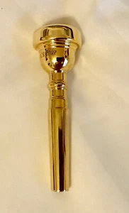 BACH POST MT VERNON 7 1965-69 Trumpet mthp 27 throat GOLD PLATE - Picture 1 of 3