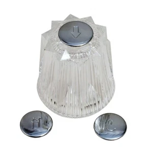 Price Pfister Large Windsor Tub Shower Faucet Handle Hot/Cold/Diverter Buttons - Picture 1 of 5