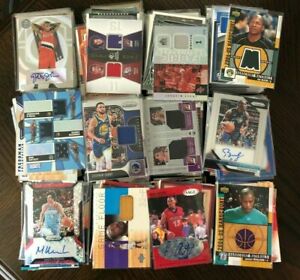 NBA 12 Card Hot Pack! Guaranteed Autograph Game Used Jersey Cards Basketball