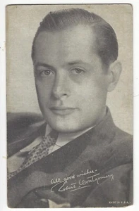 Vintage 1940s Actor Robert Montgomery Mutoscope Arcade Card - Picture 1 of 2