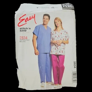 Pantalones Médicos Patrón Costura Unisex McCall's 2834 Talla XL-XXL - Imagen 1 de 5