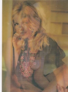 Stereo- /Wackelkarte: barbusig und mit brauner Bluse, Karten-Nr.: PS-9 - Picture 1 of 2