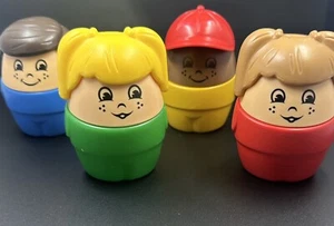Little Tikes Jumbo Little People Lot Of 4 - Picture 1 of 9