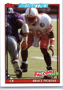1991 Topps #567 Bruce Pickens