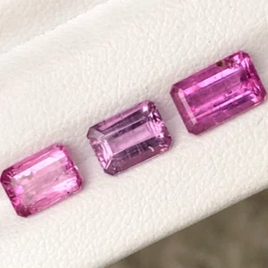 3.70 ct Lot of Natural Purplish Pink Faceted Afghan Tourmaline Loose Gemstone - Picture 1 of 8