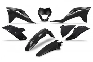 kit plastiche Gas Gas EC ECF 250 - 300 - 350 2021 - 2023 nero con portafaro - Foto 1 di 1