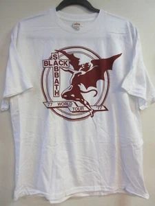 BLACK SABBATH OFFICIAL MERCH TOUR 77 BAND CONCERT MUSIC T-SHIRT 2XL / XXL - Picture 1 of 4