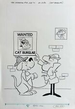 THE INSPECTOR #19 cover ORIGINAL ART 1977 Pink Panther GOLD KEY art FINAL ISSUE!