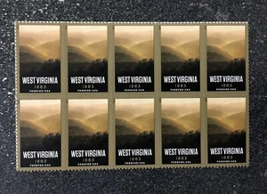 2013USA #4790 Forever West Virginia Statehood - Block of 10 mint from sheet - Picture 1 of 1