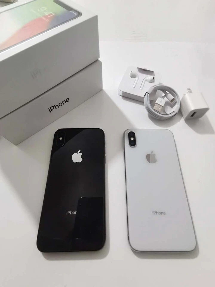 Unlocked Apple iPhone X - 64GB 256GB Black & White With face ID+ sealed - Image 1 of 4