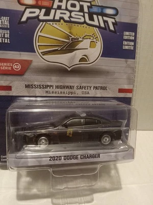 Greenlight Hot Pursuit 2020 Dodge Charger Mississippi Highway  Safety Patrol - Image 1 of 3