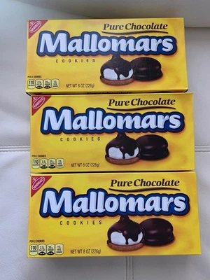 Galletas de chocolate puro Mallomars 8,2 oz paquete de 3 Eso 02/2026 Foto 1 de 2