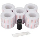 10 Rollen 21mm*12mm Preisauszeichner Etiketten, passend für Mx5500 Etikettier...