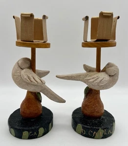 House of Hattan Partridge in a Pear Tree Candle Holders 12 Days of Christmas x2 - Picture 1 of 10