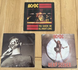 AC/DC - 3 x 7 inch Singles Vinyl Mint - Picture 1 of 8