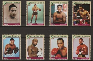 Sierra Leone 1993 - Boxing, World Heavyweight, LEGENDS Set of 8 - MNH - Picture 1 of 1