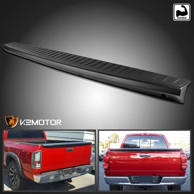 Fits 2002-2008 Dodge Ram 1500 Black Tailgate Molding Protector Cap Spoiler Cover - Image 1 of 4