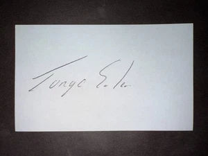 Jorge Soler, CUBS (debutto 2014) scheda indice 3x5 firmata (HS) - Foto 1 di 1